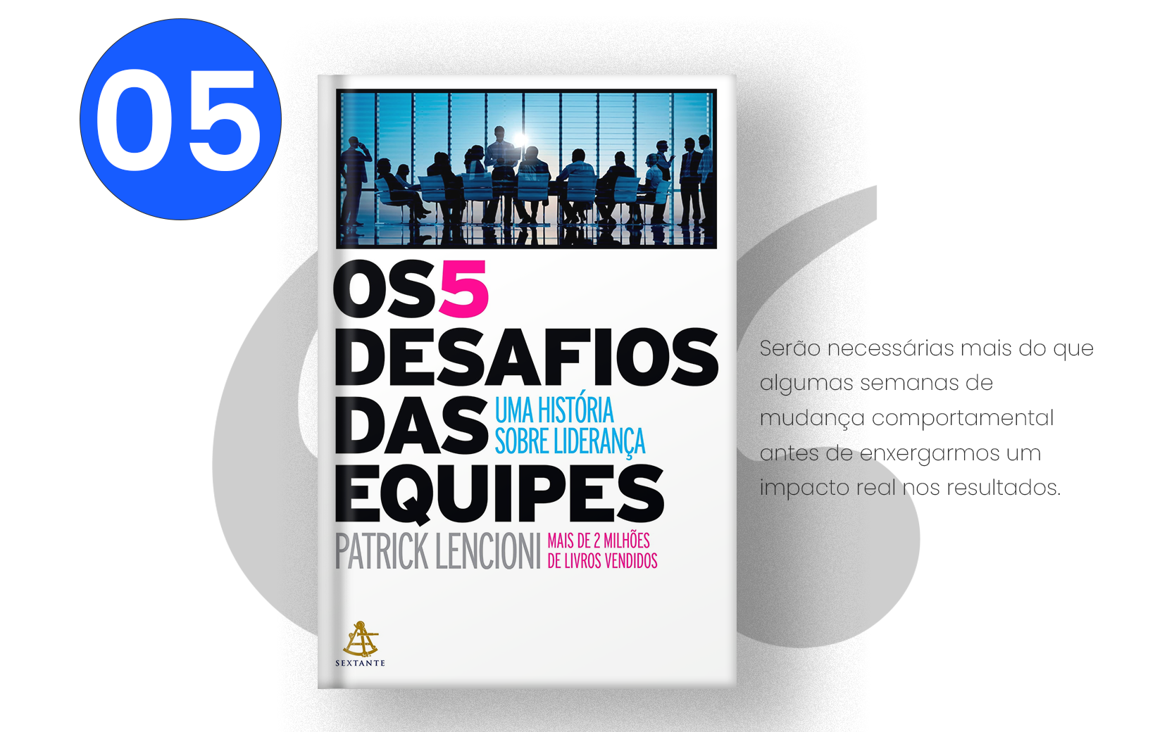 Livro - Os 5 desafios das equipes