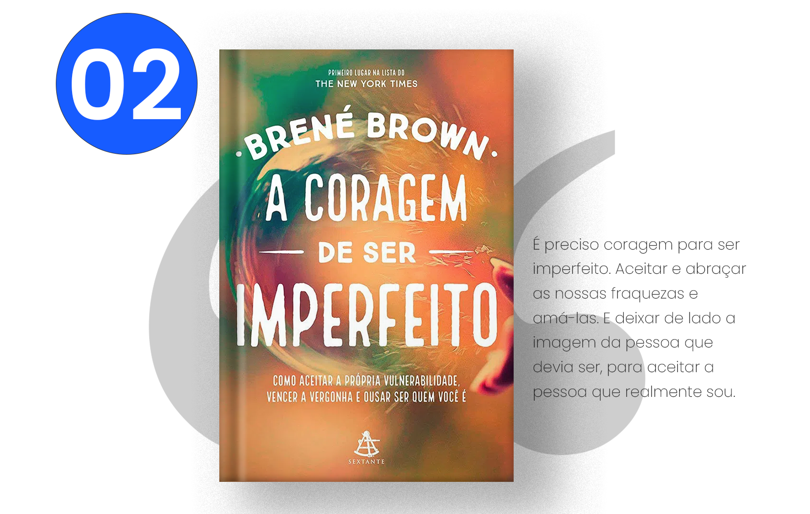 Livro - A coragem de ser imperfeito